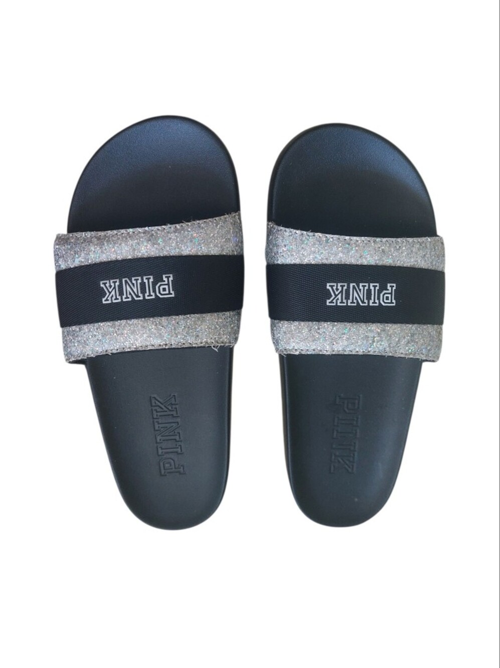 Pink Victoria's Secret slides size 8